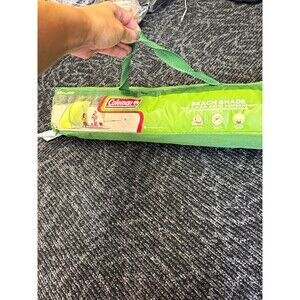 Coleman UV Resistant Beach Shade Green 90 x 52.5 x 57 in, Privacy, Sand Bags
